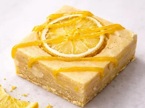 Citrus & White Brownie
